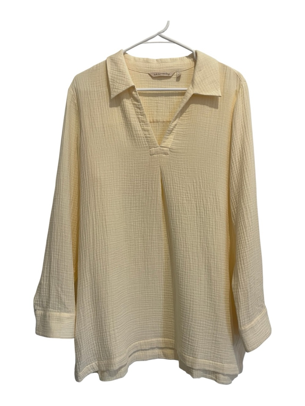 Soft Surroundings 100% Cotton Gauze Tunic